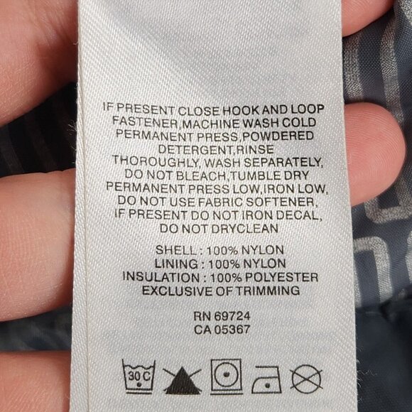 Columbia Jacket Mens Large Gray Thermal Coil Hooded Windbreaker Full Zip Casual - Picture 9 of 11